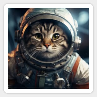 Astronaut Cat in Space - Brazilian Shorthair Sticker